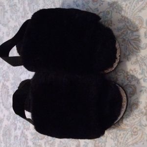 Cozy fury slippers